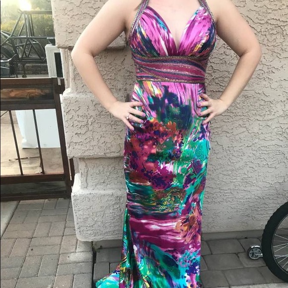 David's Bridal Dresses & Skirts - Multicolored Formal/Prom Dress